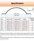 Specifications chart for Extra Large 3.3ft Stainless Steel Cable Duct For Wall And Floor Heavy Duty Cable Management Cover And Waterproof Wire Trunking Ideal For Home Office School Factory Keeps Wires Hidden And Floors Safe 20 Pieces No10.