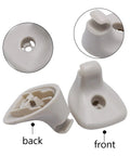 2 Pack Sun Visor Retainer Clip Replacement For 2007 2010 Dodge Avenger And 2008 2010 Chrysler Sebring Grey 1GW25DW1AA showing front and back views