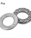 Thrust Ball Bearing 17mm Bore 30mm Outer Diameter 9mm Thick With Washers High Carbon Steel ABEC 1 2 Pack For Low Speed Axial Load Applications