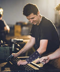 Heavy Duty Cut Proof Arm Sleeves For Yard Work And Backyard Grind Plus Bite Resistant Wrist Guards during industrial work.
