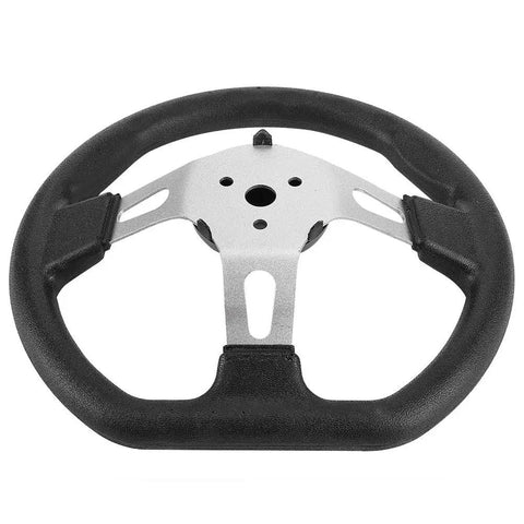 270mm Universal Go Kart Steering Wheel With Ergonomic Grip And Grippy Smooth Alloy Build Durable ABS Aluminum Construction For Racing Buggy Cars Fits Hammerhead JCL Sunl And More Comfortable Hand Feel For Long Rides