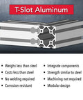 25 Series 50x50 T-Slot Aluminum Extrusion For DIY Builds, 6063-T6 Anodized Clear Finish, 50mm Square Profile, 80/20 Style Linear Rail Bar, A True Workhorse For Custom Machines, CNC Guides, And Modular Framing, 305mm Length, cross section