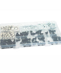 All In One Heavy Duty 222 Pcs M5 T Nuts Screws Kit For 2020 Series Aluminum Extrusion in organized plastic case