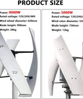 Beast 9000W Vertical Wind Turbine Kit For Home And Business And Industrial Use With 48V System All In One Renewable Energy Generator