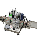 Premium Automatic Labeling Machine For Round Bottles High Speed Label Applicator with heavy duty conveyor chain.
