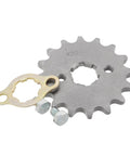 Precision Machined Motorcycle Sprocket Kit With Pro Grade Alloy Steel Small Gear Plate Inner Diameter Screw And Retainer For Bikes Electric Scooters Front Chain Drive Replacement