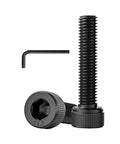 Heavy Duty M3x30mm Hex Socket Head Cap Screws And Bolts 130 Piece Set 12.9 Grade Carbon Steel with Hex Key