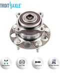 Rear Wheel Bearing Hub Assembly Ready To Roll Compatible With Honda Accord 2008 2012 And Acura TSX 2009 2014 5 Lug Encoder ABS