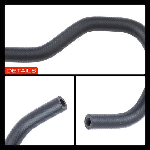 Close-up of Power Steering Return Hose Line Assembly Plug And Play Replacement For Toyota Corolla 1998 To 2002 Geo Storm 1990 To 1993