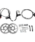 Sweet 3-Pin Hydraulic Brake Set Fits E-Bikes Like A Glove With 800mm Front And 1400mm Rear Hoses For Precise Control And Safety Cutoff Switches, brake kit