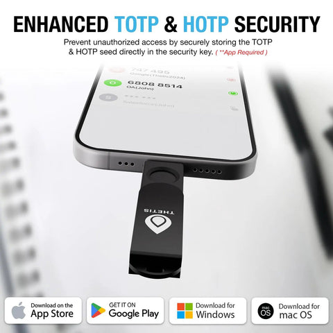Kickass Fido2 Biometric Fingerprint Security Key With Usb Type C Passwordless Authenticator Device Featuring No Sweat Setup And Top Shelf 2Fa Multi Factor Protection For Windows Macos Linux Gmail Github Accounts Made Easy connected to smartphone for enhanced security.