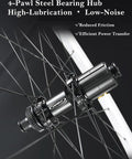 Ultra Lightweight Carbon Fiber Road Bike Wheelset With Aero Wave 45/50mm Steel Bearing Hub 24H Spokes Black