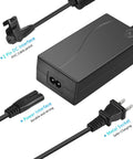 Wide Power Recliner Power Supply Kit 29V 2A 2-Pin Adapter with cables and connectors for electric couches and lift chairs