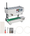 Heavy Duty Continuous Bag Band Sealer Machine With Digital Temp Control And Tough As Nails Stainless Steel Build for quick sealing.