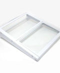 OEM Refrigerator Shelf Assembly Quick Space Replacement Part DA97 05359A for Samsung Refrigerators glass shelf top view