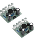 Sound Activated LED Melody Light Kit For Hands On Soldering Practice And DIY Electronics Projects circuit boards with LEDs