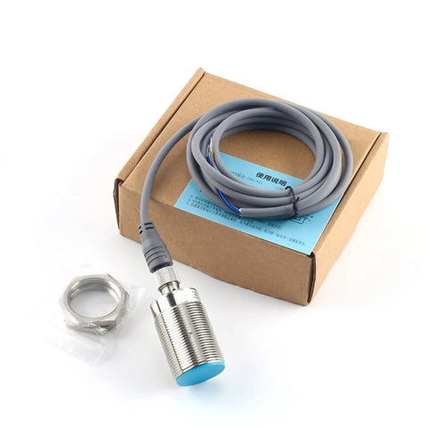 Inductive Proximity Switch M30 Motion Sensor For Metal Detection Control NPN PNP 12V 24V IP66 with mounting accessories