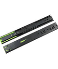 Premium Bottom Mounted Drawer Slides For Kitchen Cabinets Smooth As Butter Concealed Rail Kit with two 12 inch steel tracks.