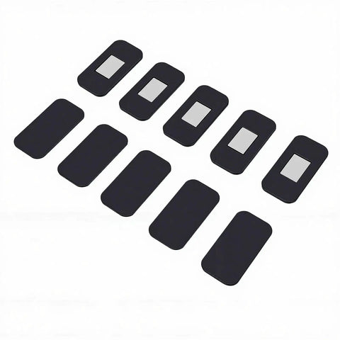 Adhesive Magnetic Cabinet Door Catch Set, 20 Pcs No Drill Mounting For Quick, Strong Closures - Stainless Steel Cabinet Magnets visible