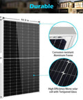 14x 550W Monocrystalline Solar Panels Kit With Grade A Cells, UL61730, IP68 Rigid Frame, High Efficiency, CEC Listed, Total 7700W