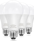 Powerful 100W Equivalent E26 LED Bulbs Daylight White 6500K Non-Dimmable Medium Screw Base Energy Saving Halogen Replacement 4-Pack