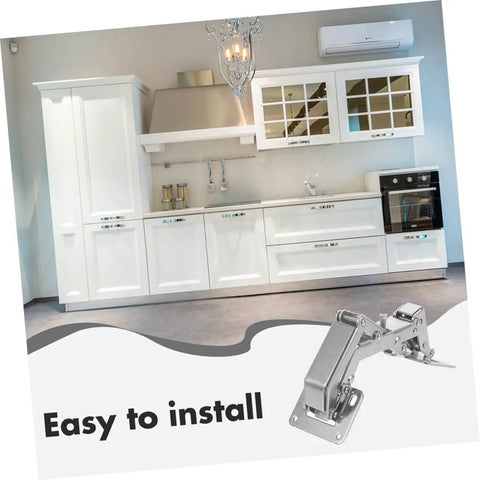 Modern kitchen with 2 Pack Heavy Duty Invisible Hinges For Secret Doors And Low Profile Barn Door Hardware Flush Mount Hidden Hinges