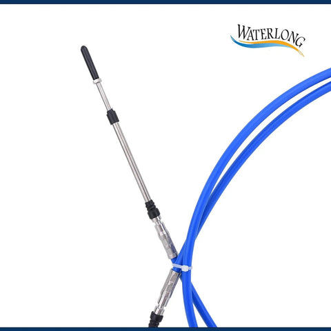 10 Feet Outboard Throttle Control Cable For Single Station Boats Rotary Steering With Stainless Steel End And HDPE Liner For Smooth Operation Built To Last Easy Install Corrosion Resistant