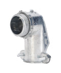 Heavy Duty Ninety Degree Squeeze Connectors For 3/4 In Flexible Metal Conduit And AC MC Cable Pack Of Ten Zinc die cast elbow with bolts.