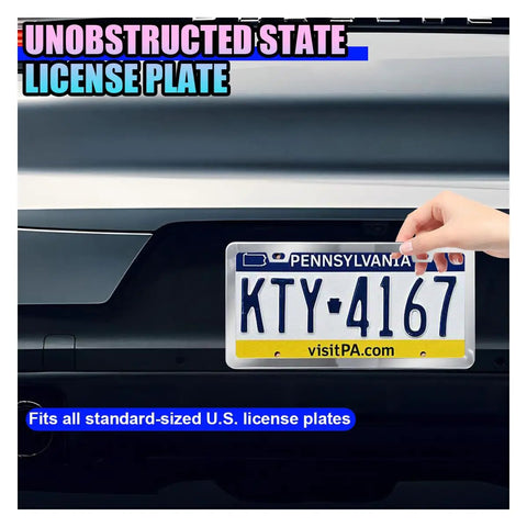 Stainless Steel License Plate Frames Two Pack With Screws And Caps Rust Proof Car Tag Frame Protector Cover For Automotive Exterior Accessories Durable Weather Resistant Corrosion Resistant 2 Hole Design Easy Install Fits Standard Plates Silver