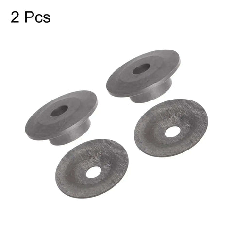 Two Pack Bench Grinder Arbor Washer Flange Set Pro Grade Carbon Steel Durable 1.26 Inch Od 0.52 Inch Id 2.17 Inch Arbor Diameter