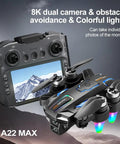 Kid Friendly Drone With Screen Controller Built In Camera Easy To Fly For Beginners One Key Takeoff Altitude Hold Headless Mode