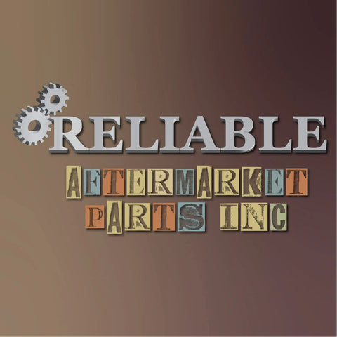 Logo of Reliable Aftermarket Parts Inc with gear design