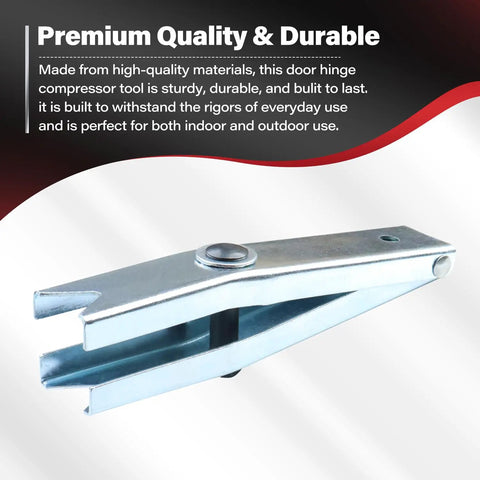 Door Hinge Spring Compressor Tool Fits One Half Inch Wrenches For Quick Auto Door Spring Installation On GM Vehicles And Light Trucks Ideal For Replacing Front Or Rear Door Springs In Minutes, metal build