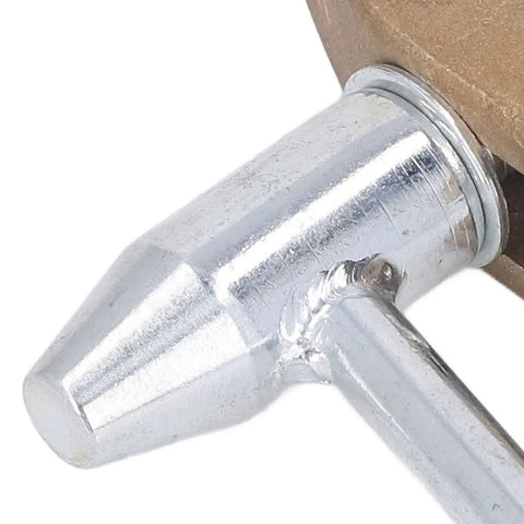 Close-up of Brass Grounding Welding Clamp With Rubber Sleeve, 800A Capacity, detail of metal component, oxidation resistant