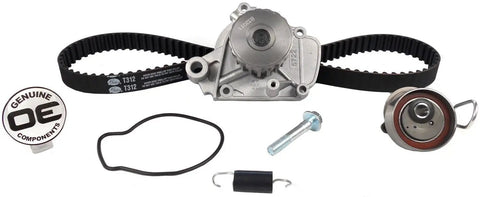Engine Timing Belt Kit With Water Pump For Durable Replacement, Complete Install Kit With Tensioners And Gaskets, Easy Install
