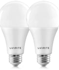 Two A21 LED Bulbs 150 Watt Equivalent, 2550 Lumens, 3000K Soft White, Dimmable, Energy Star, E26 Medium Base, Indoor Outdoor Lighting.