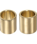 Tough As Nails 2 Pack Solid Brass Sleeve Bearings 30mm X 38mm X 40mm Oilless Bushings for heavy machinery and custom builds.