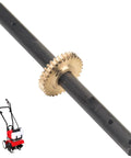Replacement Tiller Shaft Tine Assembly Model 4651 for FG100 Tiller Cultivator and PCV43 Mini Tillers, metal gear set