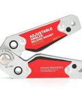Heavy Beefy Magnetic Welding Holder With Adjustable Angles And Rock Solid Neodymium Grip To Save Your Calluses On Any Garage Or Pro Level Custom Fabrication Job, showing adjustable angle welding magnet.