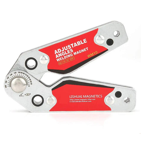 Heavy Duty Welding Magnet Holder With Dead On 20 To 200 Degree Pivot For Tough Metal Fab Jobs With Adjustable Angles