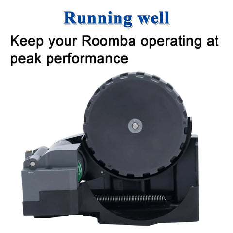 Close-up of Wheel Module Duo Left And Right Replacement For Roomba I7 I7Plus I8 I6 I6Plus I4 I3 I3Plus J7 E5 E6 E7 Vacuum Cleaners