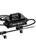 58.4V 18A LiFePO4 Battery Charger For 48V Systems with IP65 design, suitable for golf carts, electric boats, and home use