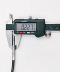 Hella Tough Steel Wire Cable Replacement For Home Gym Pulley Rigs 5mm Thick measured with caliper at 0.227 inches