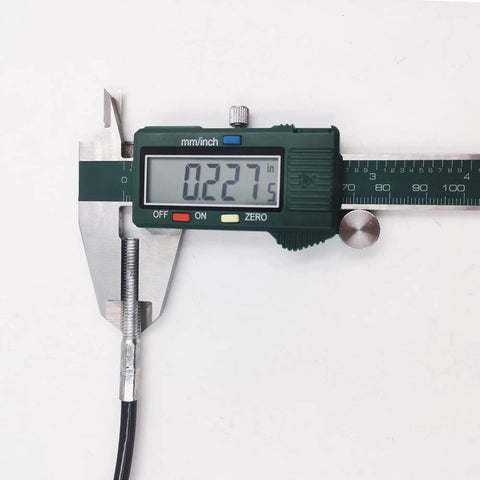 Hella Tough Steel Wire Cable Replacement For Home Gym Pulley Rigs 5mm Thick measured with caliper at 0.227 inches