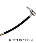 Heavy Duty Tire Inflator Hose Adapter Kit Converts To Lock Connection With All Metal Air Chuck Thumb Press Control For Schrader Thread Cars Trucks Leak Proof Fits Standard Valves Plug And Play Rock Solid Build, 6.69 x 1.18 in hose
