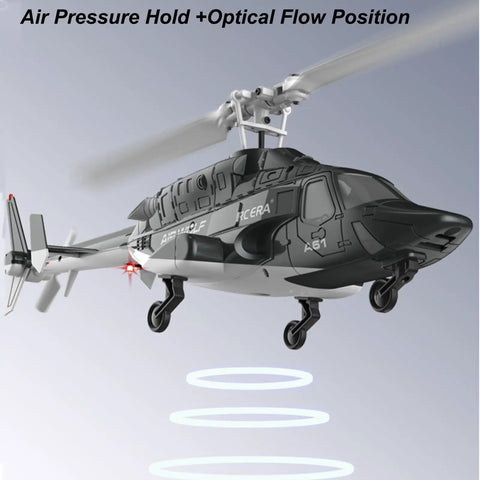 Airwolf A61 RC Helicopter For Adults And Newbies 4 Channel Remote Control Plane With 1 42 Scale 6 Axis Gyro in flight