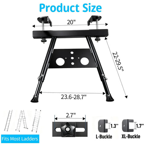 Rock Solid Heavy Duty Extension Ladder Stabilizer With Wide Legs Handles 300 Pounds And Keeps You Locked In On The Roof For Flawless Outdoor Projects And Dead Set Safe Climbing