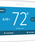Touchscreen Smart Thermostat for Home WiFi Control with Alexa, Energy Star Certified, programmable, mobile app access, ST75W White