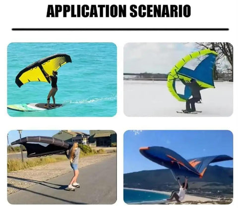 Inflatable Wing Surfing Gear For Windsurfing And Kitesurfing With Window Handheld Surf Wing For Wing Foiling Beginner Friendly