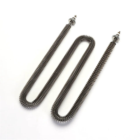 Top Shelf W Type Finned Electric Heating Element For Air With Rock Solid Stainless Steel Tubular Build Heats Up Blazingly Fast And Dishes Out Even Warmth For Home Or Jobsite Projects 220V 3000W, stainless steel heating coil.